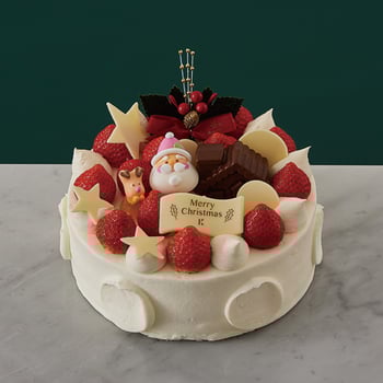 きのとやのクリスマス生クリームケーキの写真