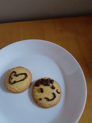 クッキーにお絵かき