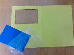 手作りシャカシャカカードの作り方画像