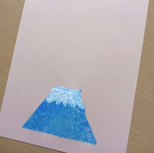 手作りスタンプで作る年賀状の作り方画像