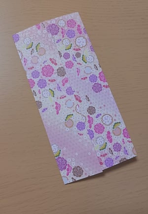 折り紙で作るポチ袋の説明写真