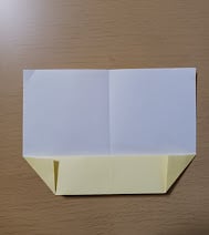のりもはさみも使わずに折り紙で作るポチ袋の作り方写真