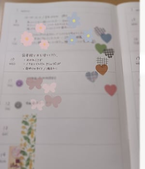 無印良品のノート・ウィークリーを使った日記の写真
