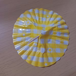 お弁当のおかずカップで作るお花の作り方解説写真