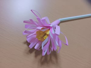 折り紙で作るお花の作り方解説写真