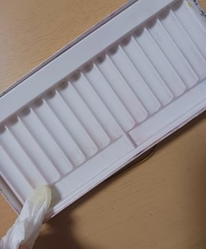 きれいになったクレヨンケースの写真