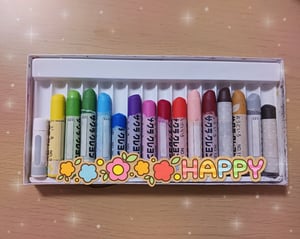 掃除をしてきれいになったクレヨンケースの写真