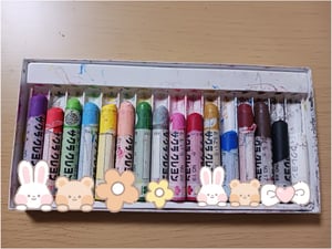 汚れてしまったクレヨンケースの写真