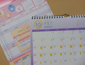 カレンダーの写真