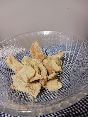 完成したパン耳ラスクの写真