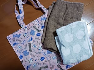 二人育児80タオル