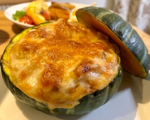 まるごとかぼちゃグラタンの写真