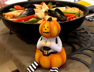 根昆布だしを使ったハロウィンメニューの写真