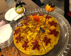 根昆布だしを使ったハロウィンメニューの写真
