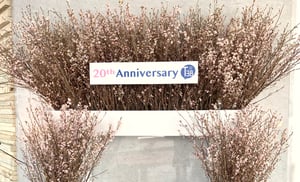 JRタワー展望室T38で開催中の桜のモニュメントの写真