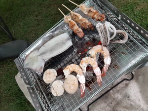 バーベキューの写真