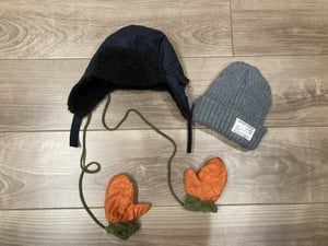子どもの冬の防寒の写真