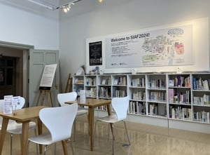 札幌市資料館内のSIAFラウンジの写真