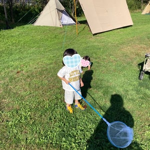子連れキャンプの写真