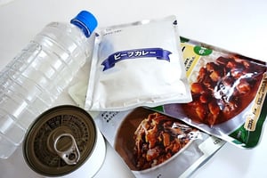 家庭の備蓄写真