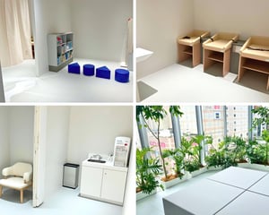 AOAO SAPPORO内のベビールームの写真