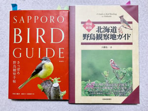 「札幌の鳥」と「北海道の鳥」の図鑑写真