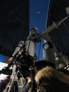 札幌市天文台夜間公開冬の星座の写真