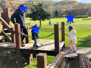 コンサドーレ仁木パークの遊具の写真