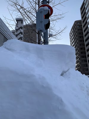 2022年大雪の札幌