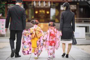 七五三の家族イメージ写真