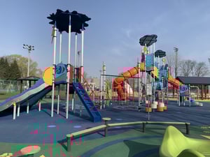 農試公園遊具広場リニューアル後の写真