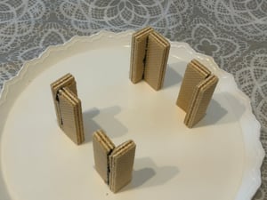 お菓子の家の作り方工程写真