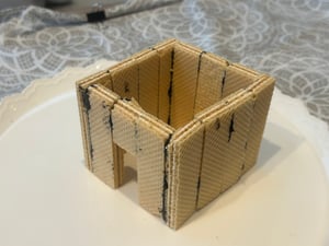 お菓子の家の作り方工程写真