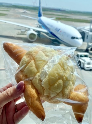 空飛ぶメロンパンの写真