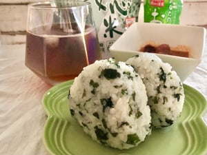 アルファ米わかめご飯の写真