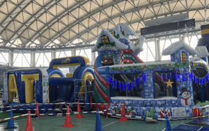 さっぽろ雪まつりつどーむ会場のキッズパークの写真