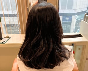 ヘアドネーションに挑戦した写真