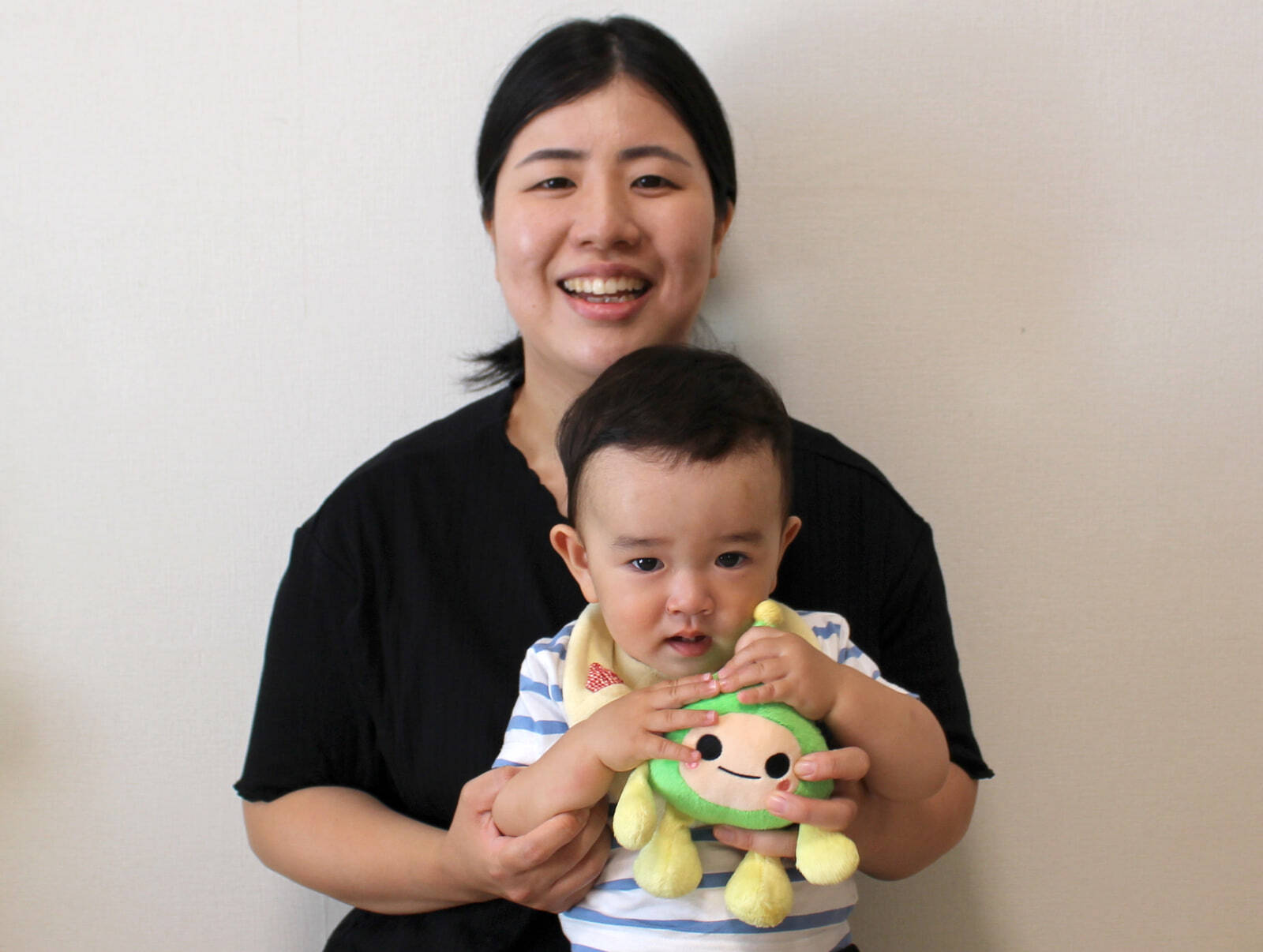 体験モニターに参加した札幌在住のママとお子さん