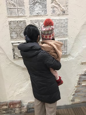 ママと子どもの写真