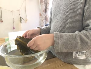 こどもの日に手作り柏餅