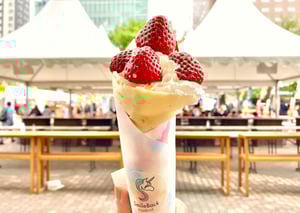 SMILE BACK FOOD TRACKのクレープの写真