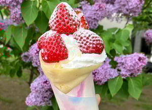 SMILE BACK FOOD TRACKのクレープの写真