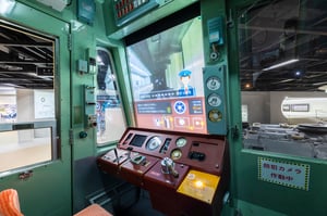 札幌市青少年科学館に展示してある市営地下鉄の写真