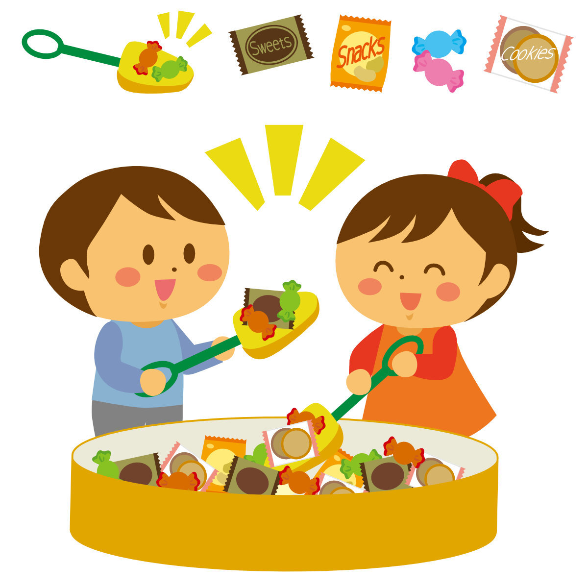 お菓子すくい
