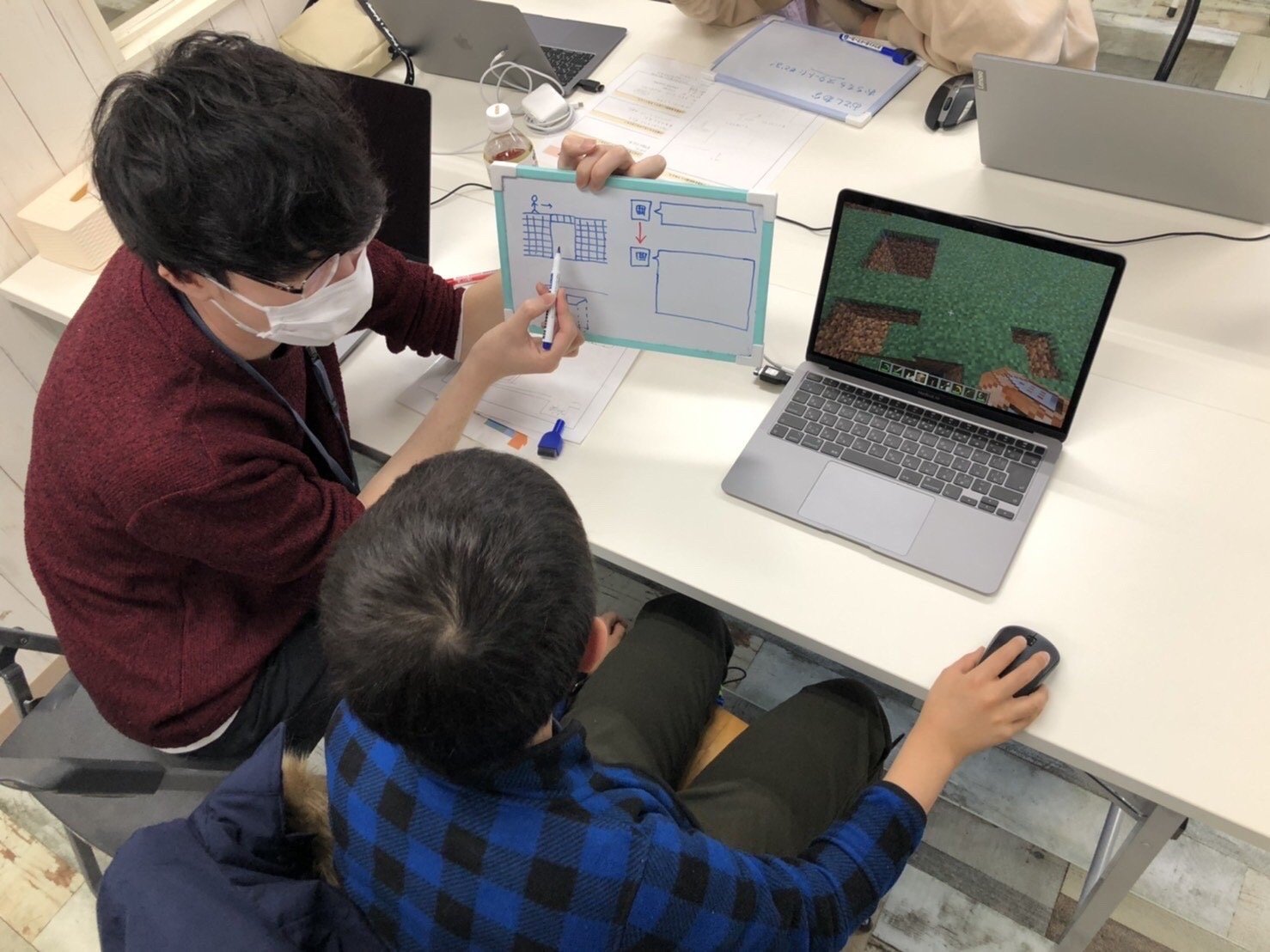 札幌　大通　プログラミングスクール　マイクラ