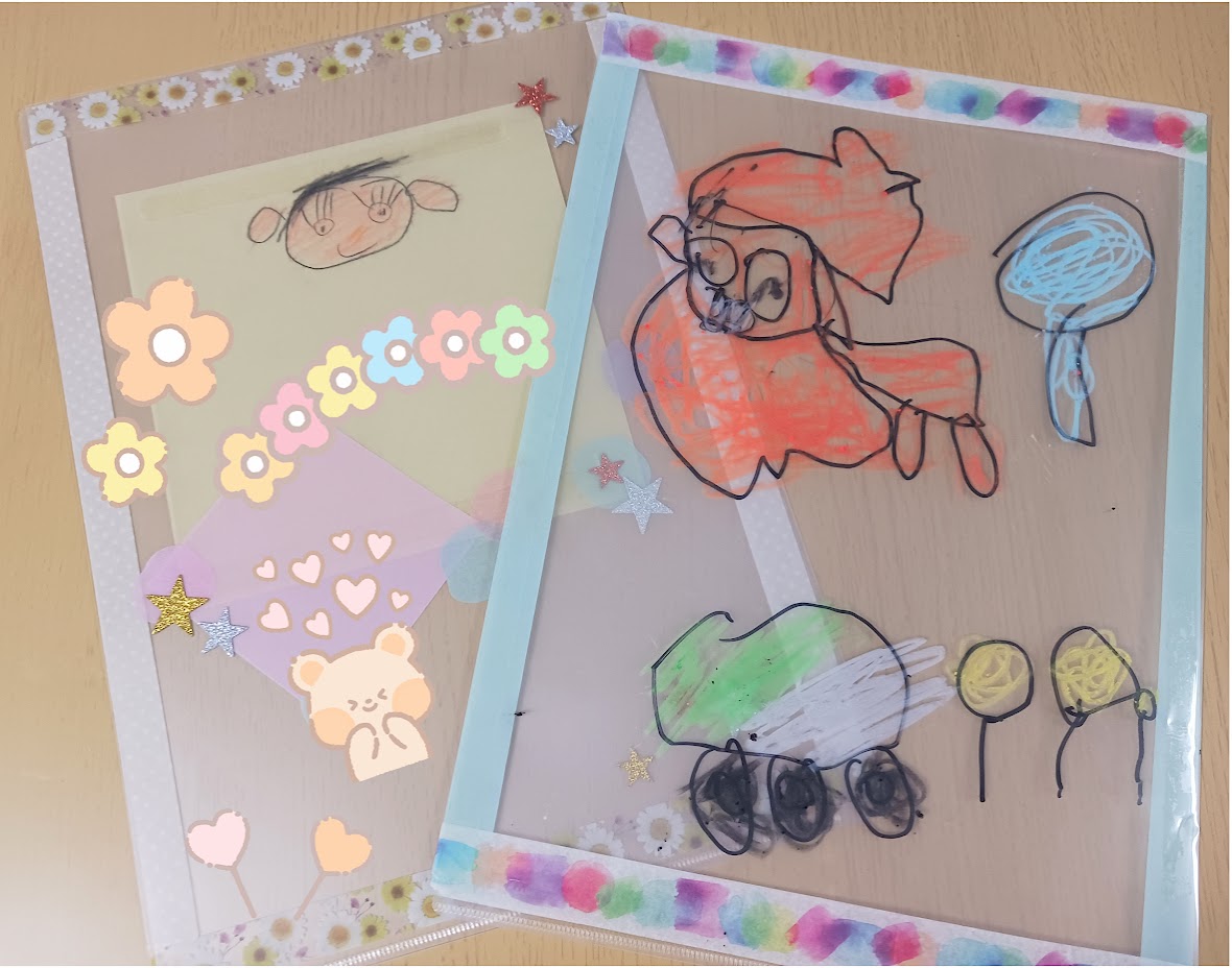 父の日にもおすすめ🎁子どもの絵で手作りクリアファイル | 北海道